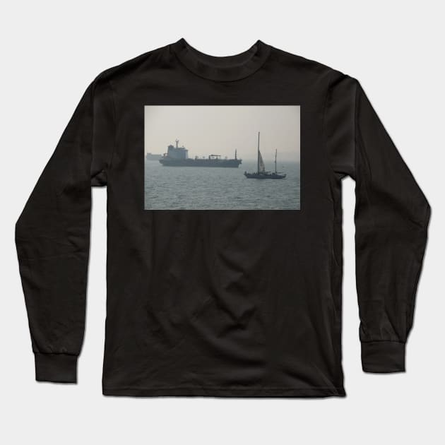 Right Of Way Long Sleeve T-Shirt by RichardGibb